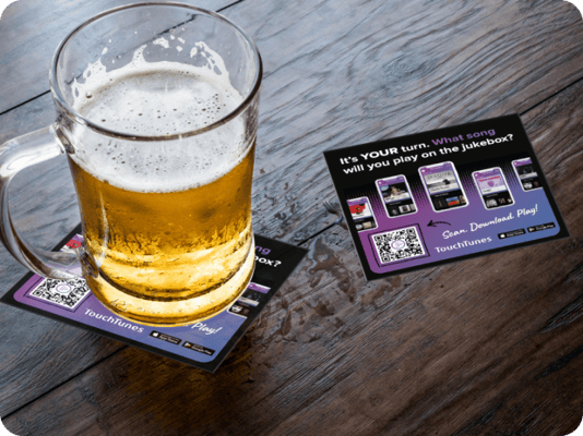 TouchTunes Coasters