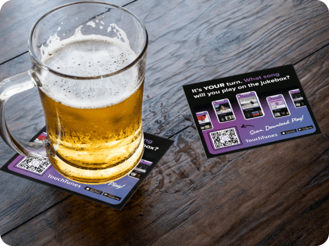 TouchTunes Coasters